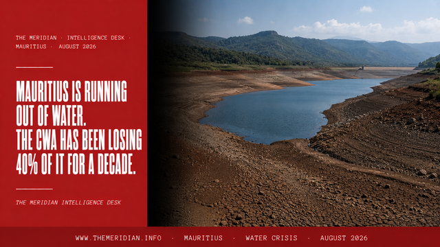 Mauritius Water Crisis CWA Drought Reservoir The Meridian August 2026