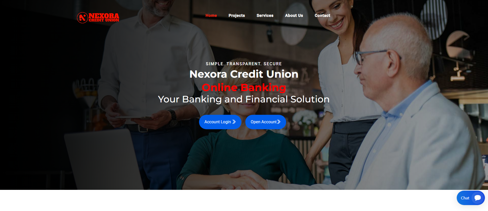 Stored capture of nexoracreditunion.com