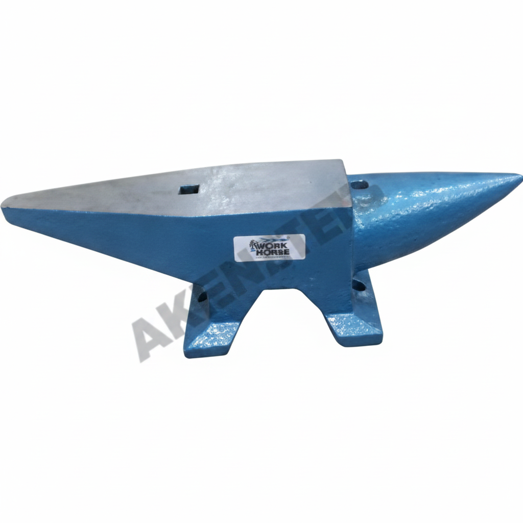 Blacksmiths Anvil Cast Steel - 40kg, 19mm Square and Round Holes