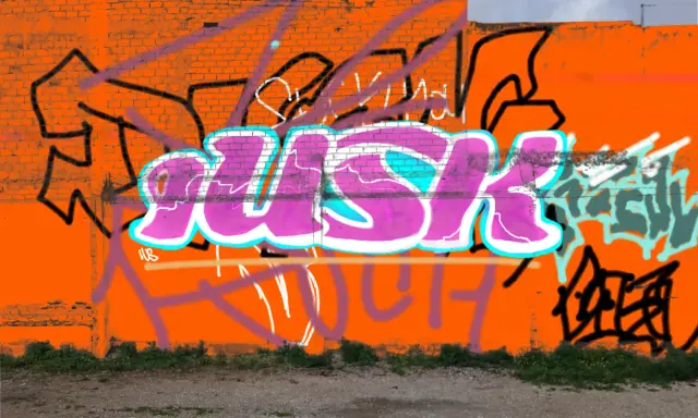 Graffiti artwork by iUSK