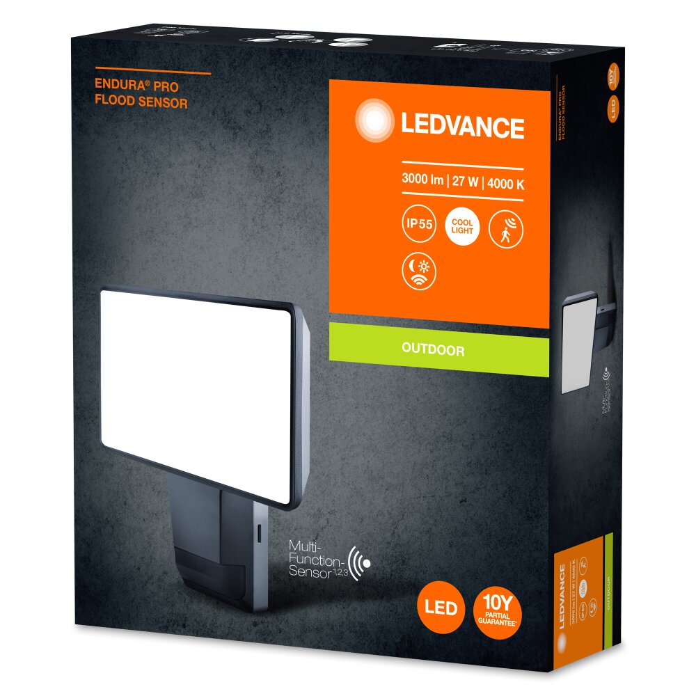 LED Endura Pro Flood avec Détecteur