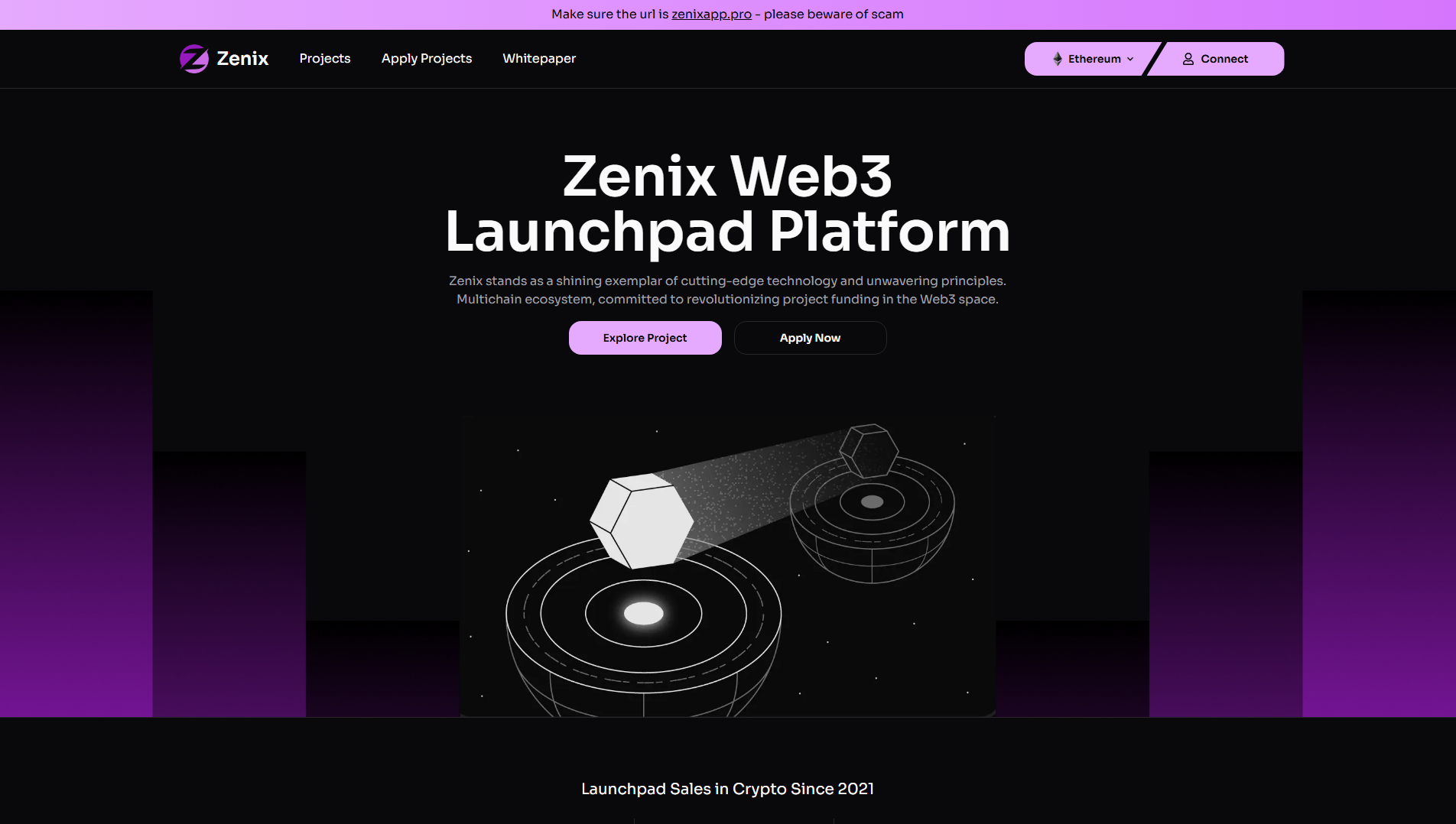 Screenshot of zenixapp.pro
