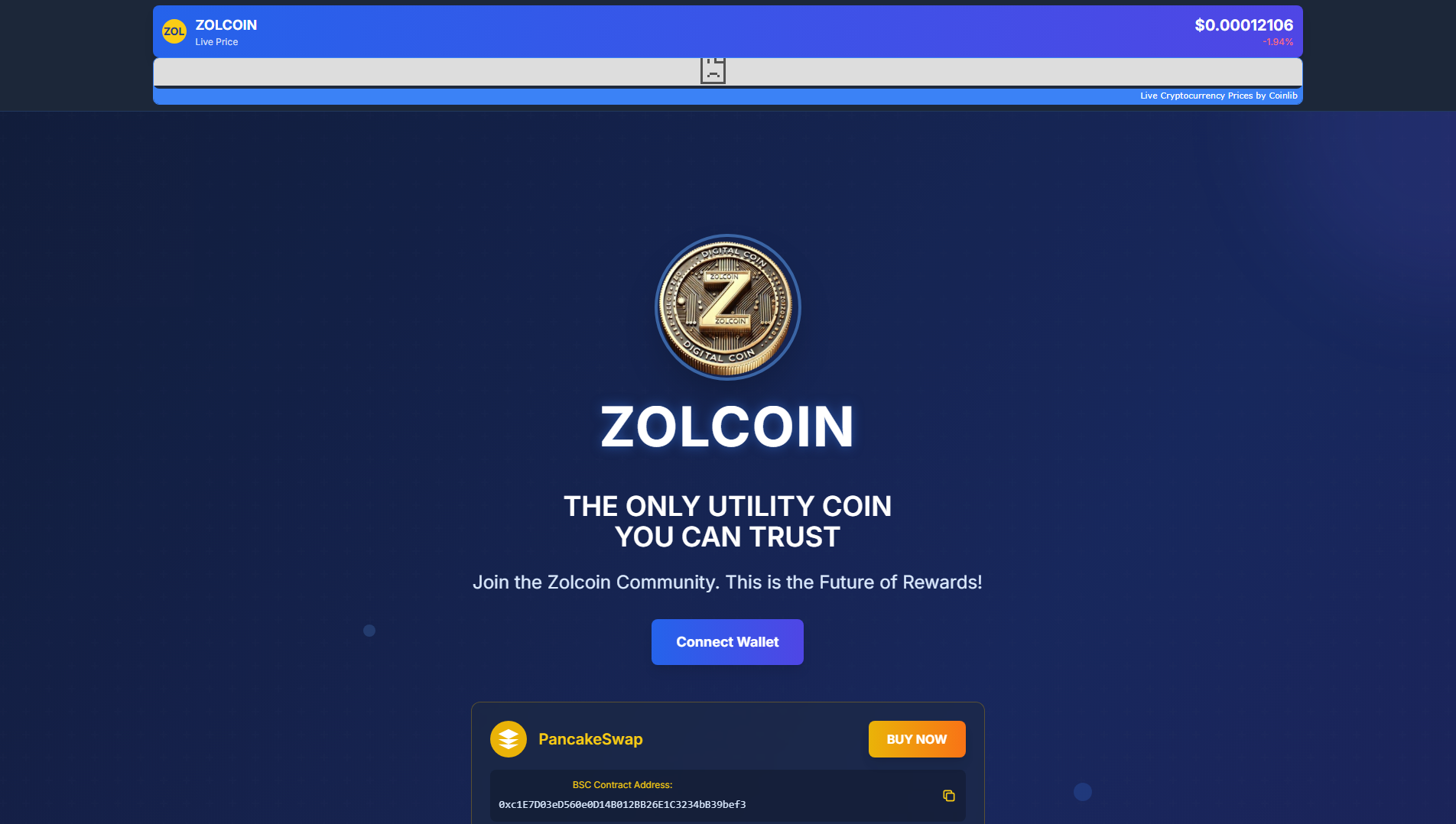 Stored capture of zolcoin.com