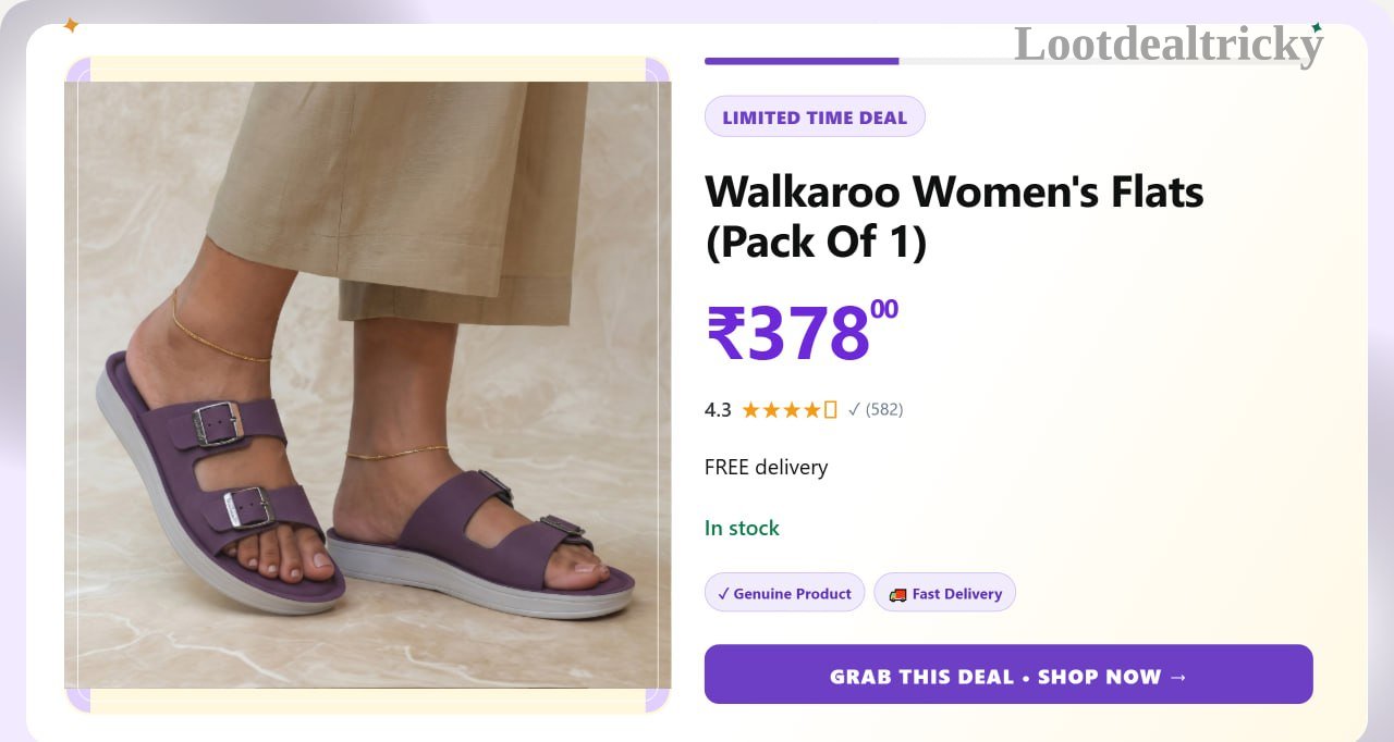 walkaroo Women S – Just ₹378 | Top Unbeatable Deal walkaroo Women S – Just ₹378 | Top Unbeatable Deal
