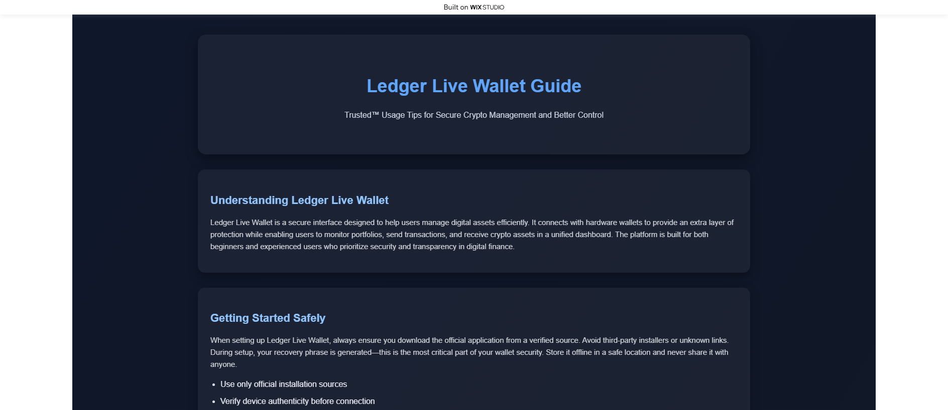 Screenshot of platform-startlive.wixstudio.com