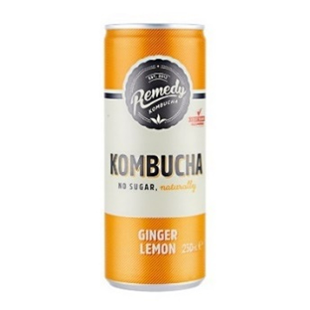 Ginger & Lemon Kombucha Remedy
