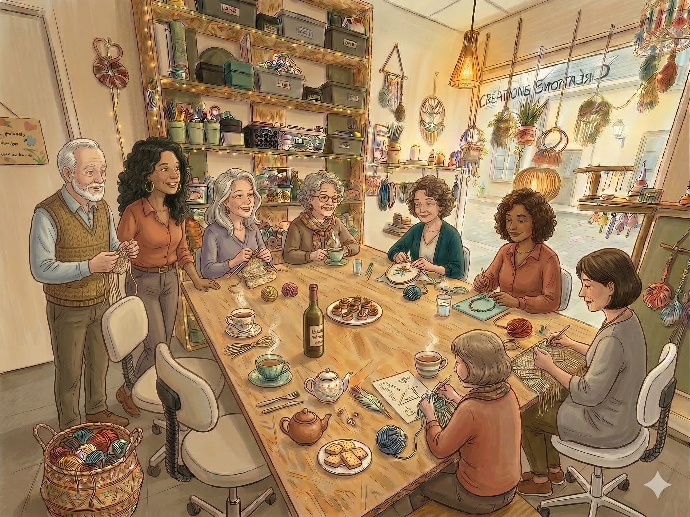 atelier créatif à Ballan-Miré : Thé CrêA'tifs