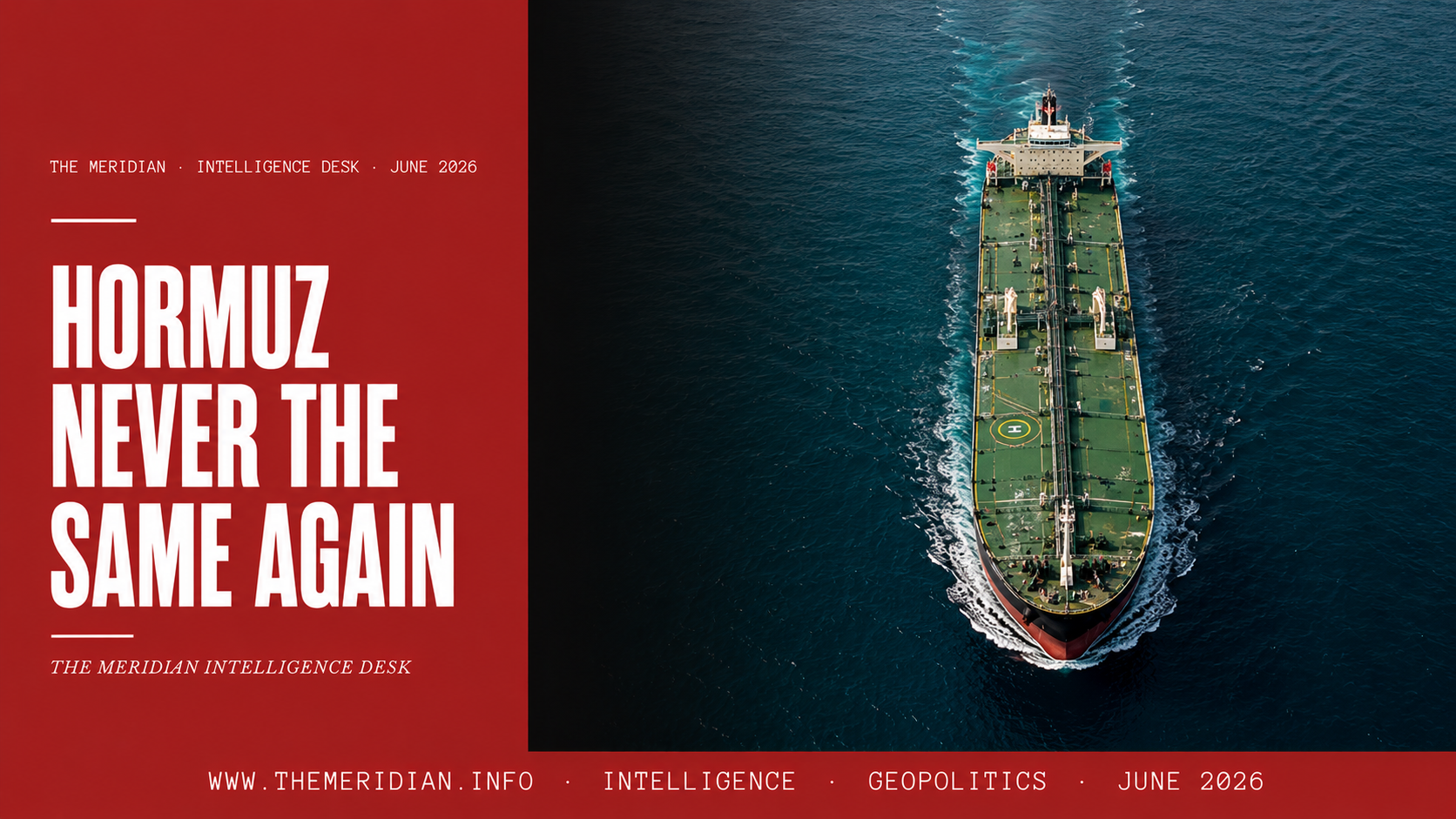 Strait of Hormuz Qeshm Island Iran IRGC permanent strategic shift maritime law The Meridian Intelligence Desk