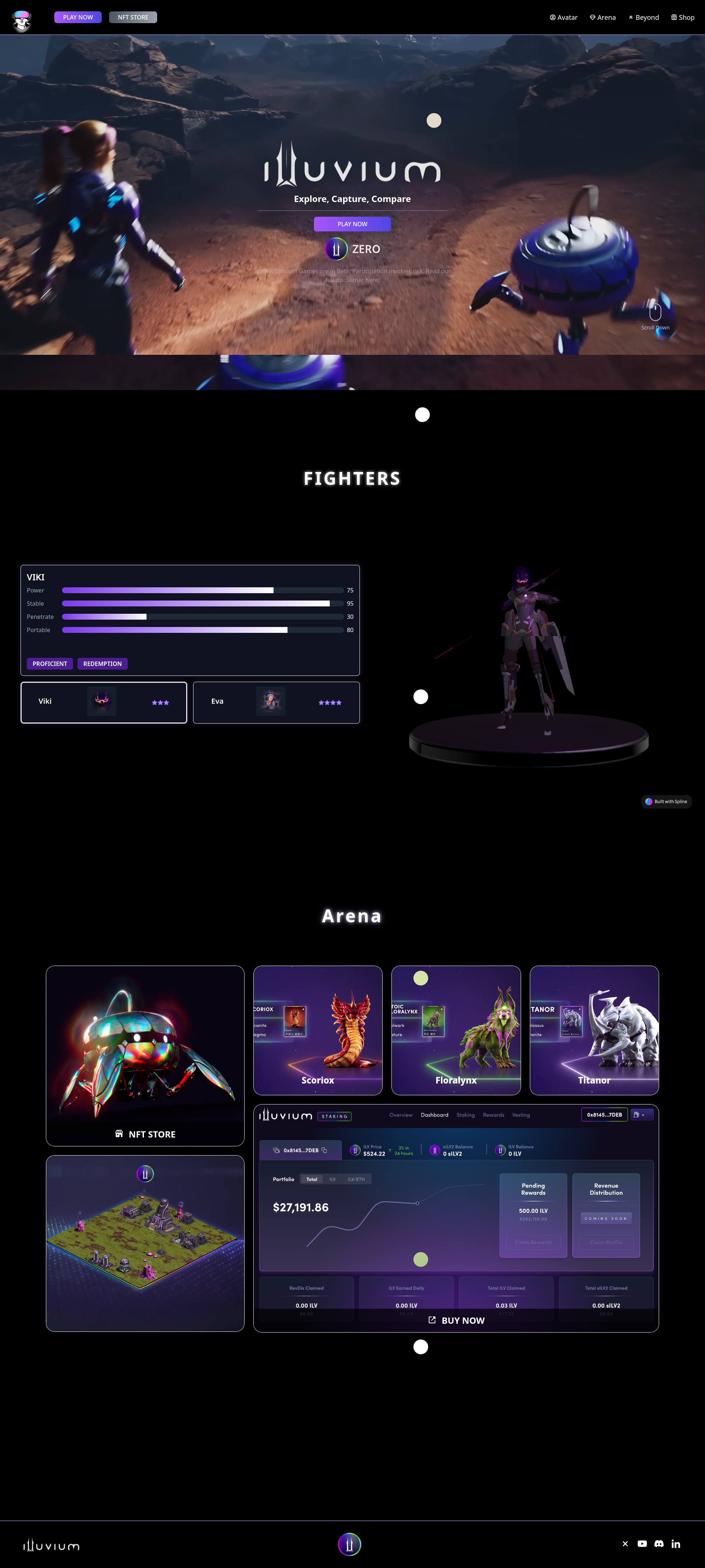 3D Gaming Website