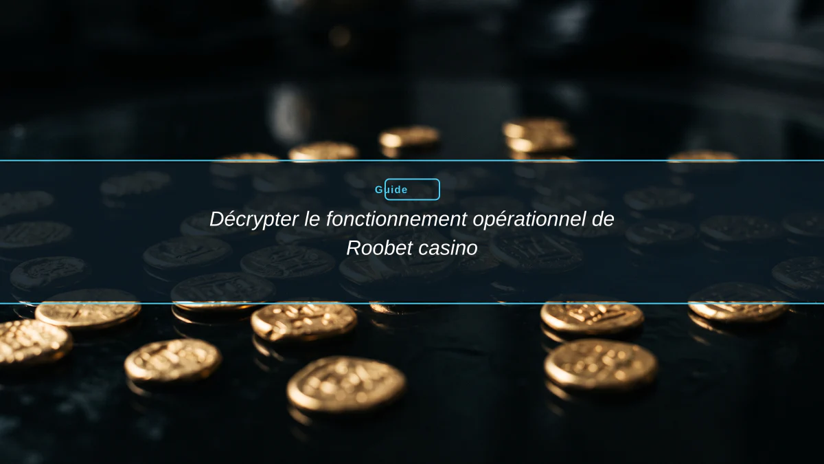 Décrypter le fonctionnement opérationnel de Roobet casino