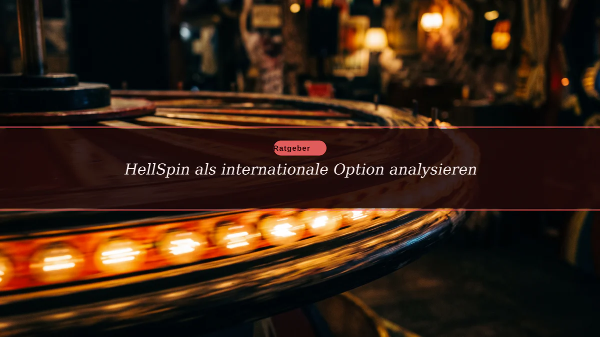 HellSpin als internationale Option analysieren