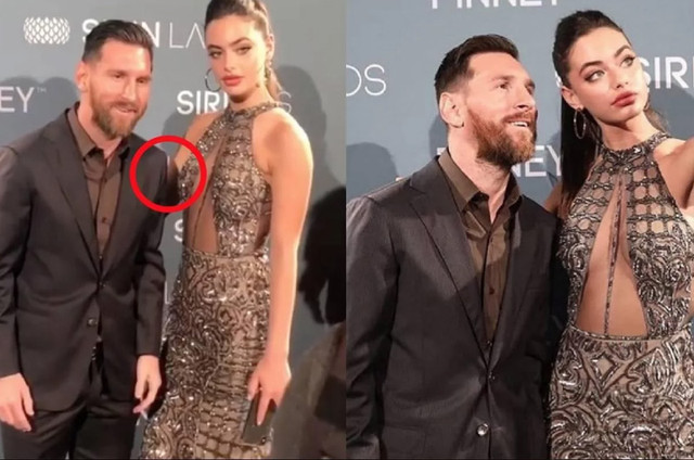 Lionel Messi hace pasar incómodo momento a una sensual modelo - ATV