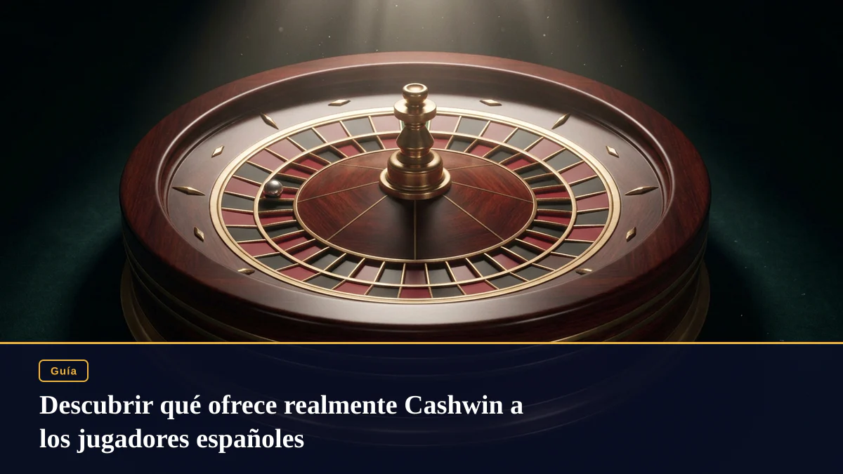 Descubrir qué ofrece realmente Cashwin a los jugadores españoles