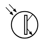 Phototransistor-Symbol