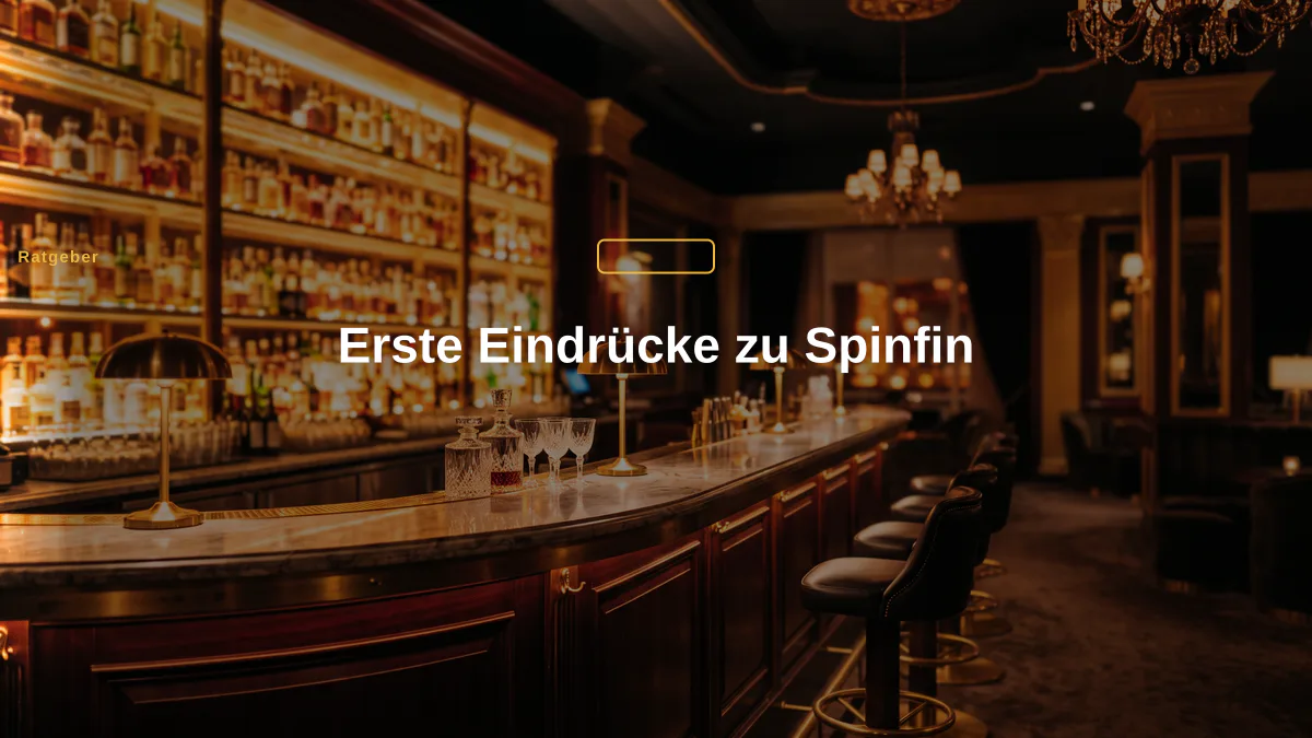 Erste Eindrücke zu Spinfin