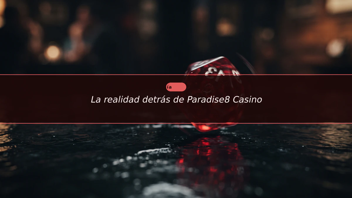 La realidad detrás de Paradise8 Casino