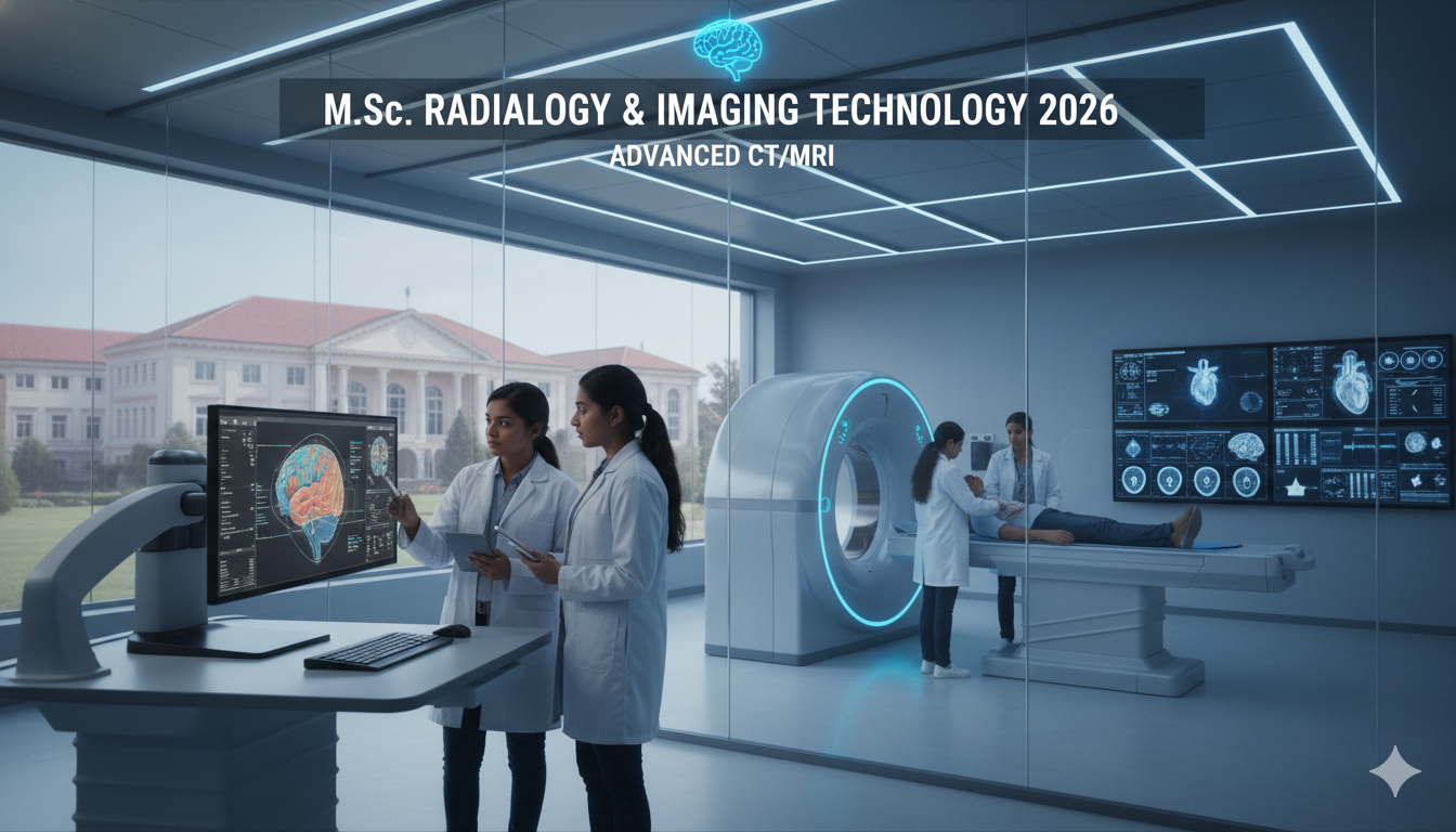 M.Sc. Radiology & Imaging Technology 2026 | Advanced CT/MRI