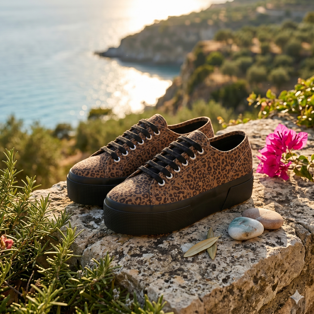 3790 PLATFORM BLACK LEOPARD