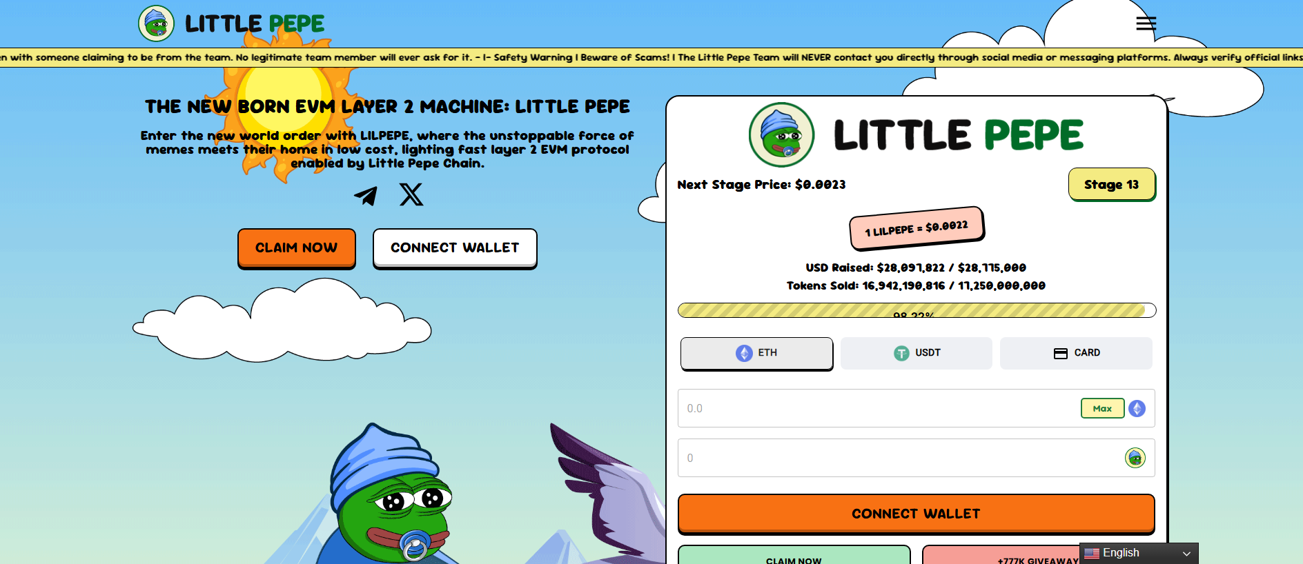 Stored capture of littlepepe.live
