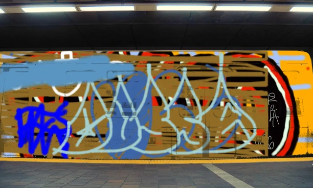 Graffiti artwork by flush