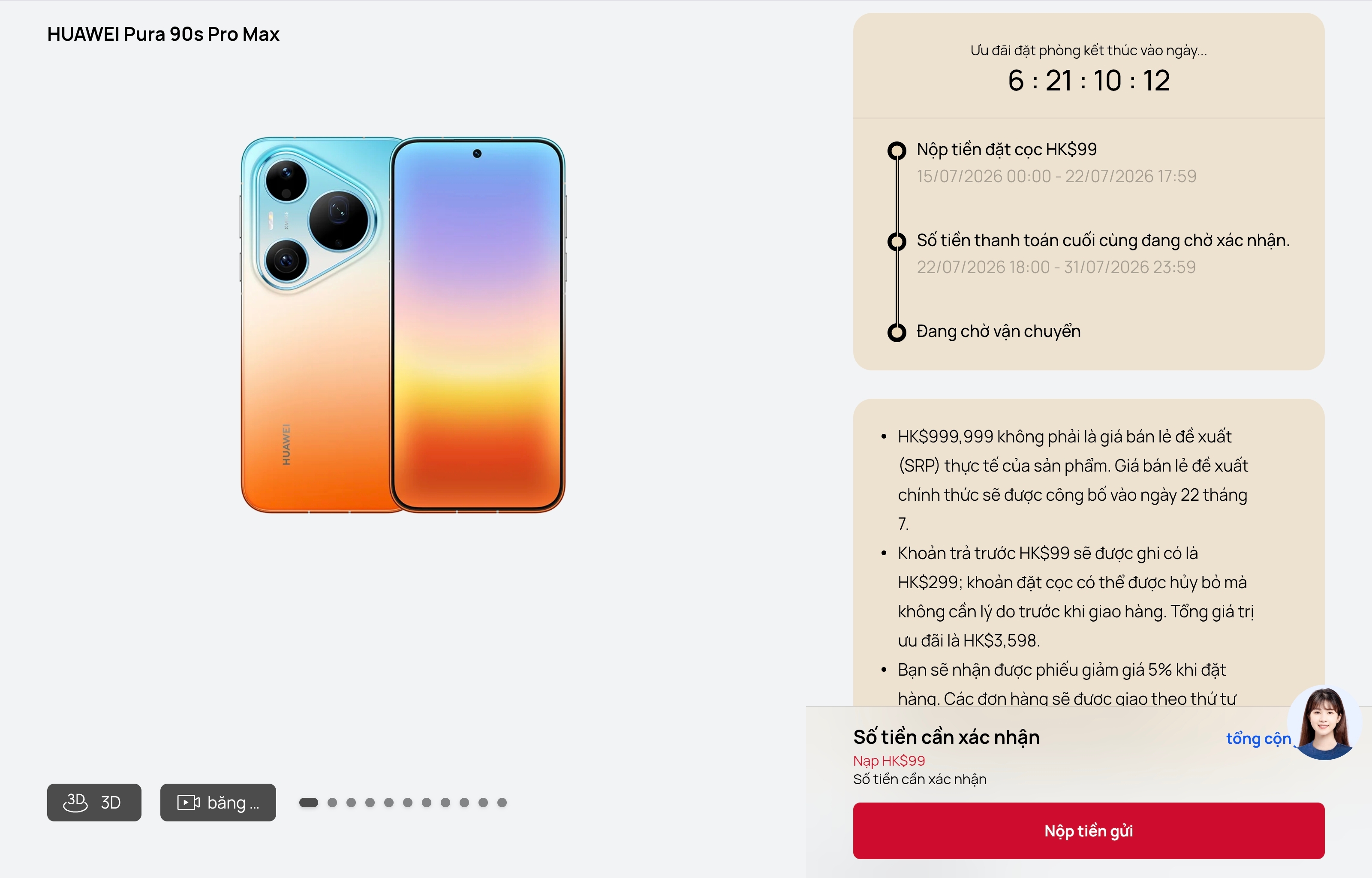 Huawei mở chương trình Pre-Order Pura 90s Series tại Hongkong: Tặng quà khủng lên tới hơn 11 triệu d