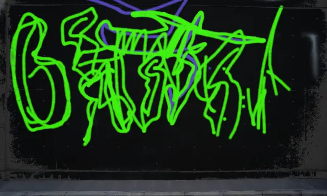 Graffiti artwork by gbn
