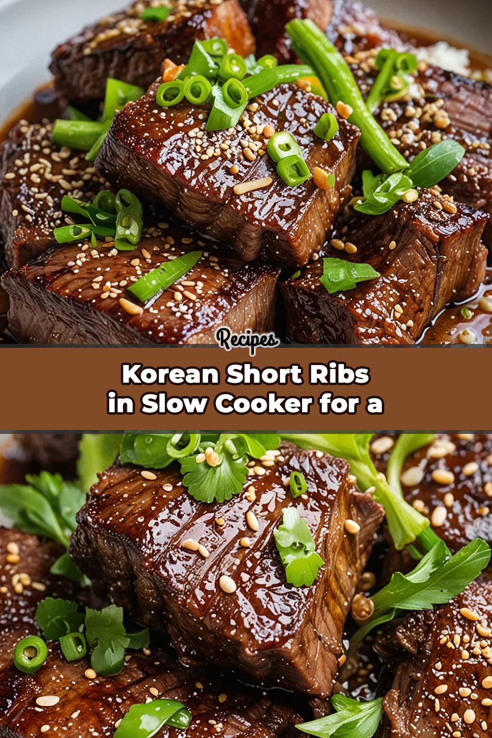 Korean Short Ribs in Slow Cooker for a Flavorful Meal!