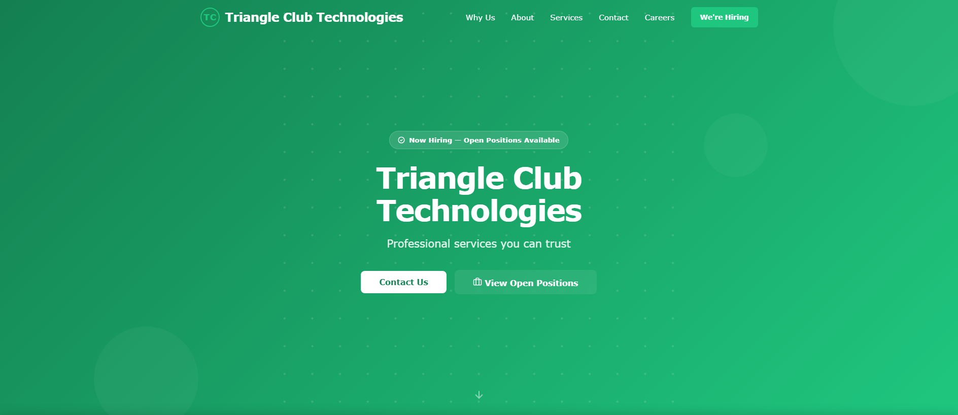 Stored capture of triangleclub.net