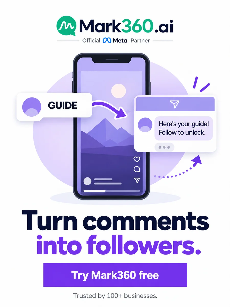 How to Grow Instagram Followers Organically in 2026 (Step-by-Step Playbook) — Try Mark360 free