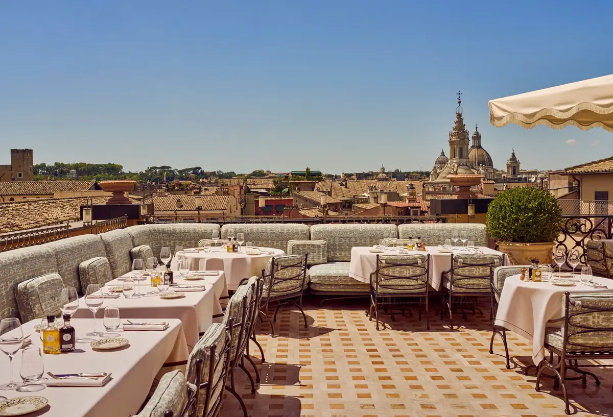 Discovering Stunning Rooftop Views at a Tranquil Rome Hotel
