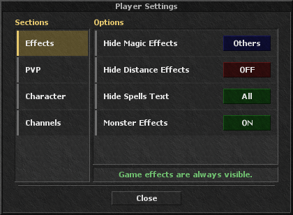Player Settings window