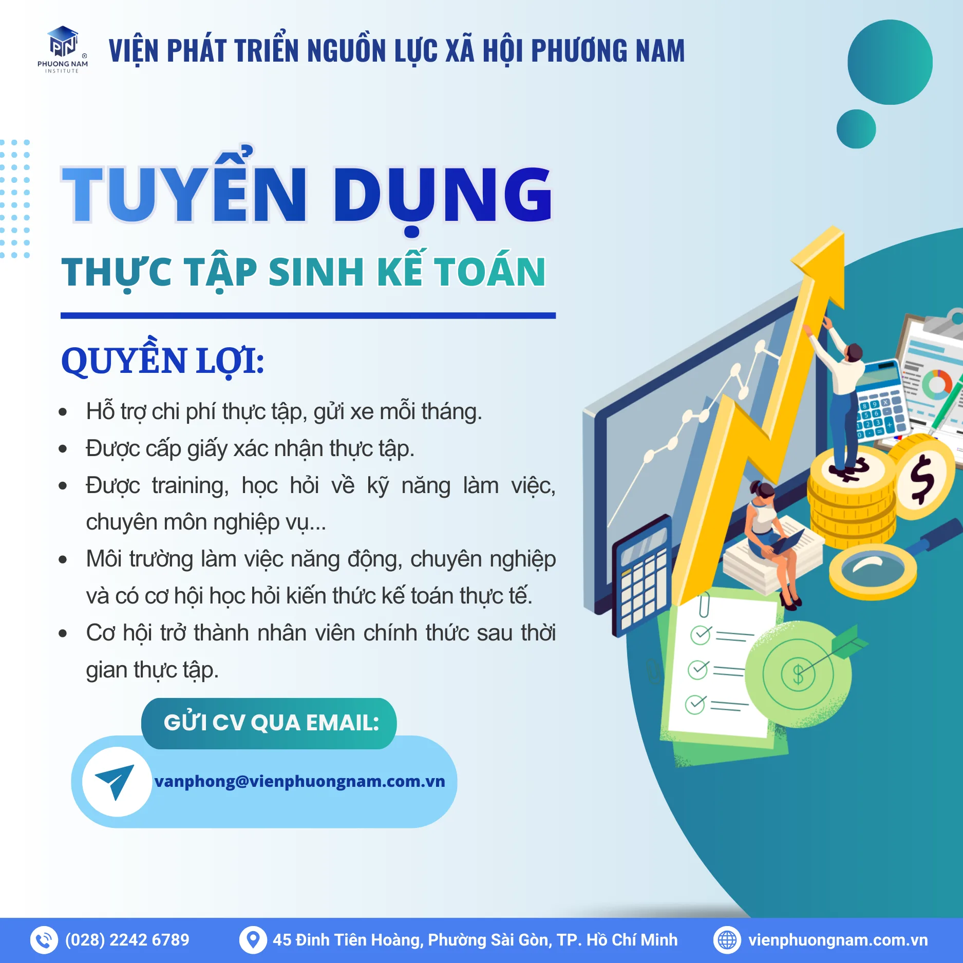 Tuyển dụng Thực tập sinh Kế toán
