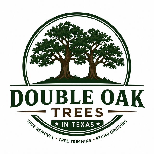 Double Oak Trees Logo