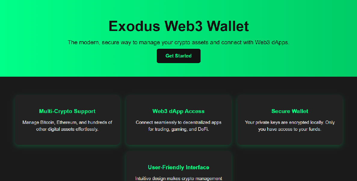 Screenshot of exxodous-web3.pages.dev