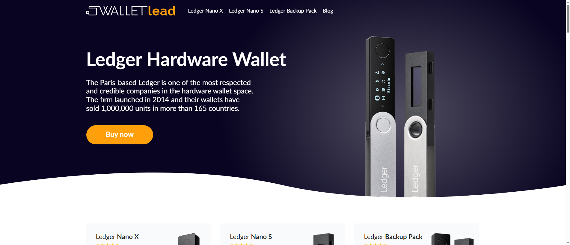 Screenshot of walletlead.net