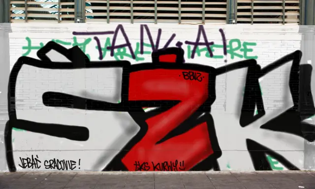 Graffiti artwork by vandald