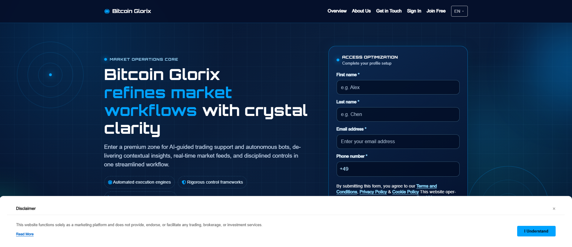 Gespeicherte Aufnahme von bitcoinglorixsolution.shop