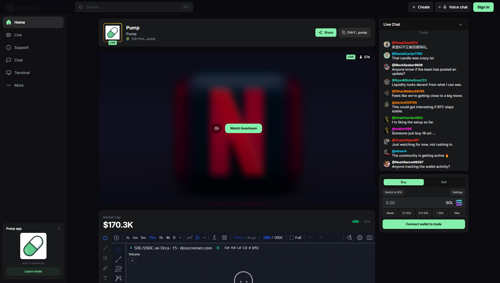 Stored capture of pumpfunlivestream.pro