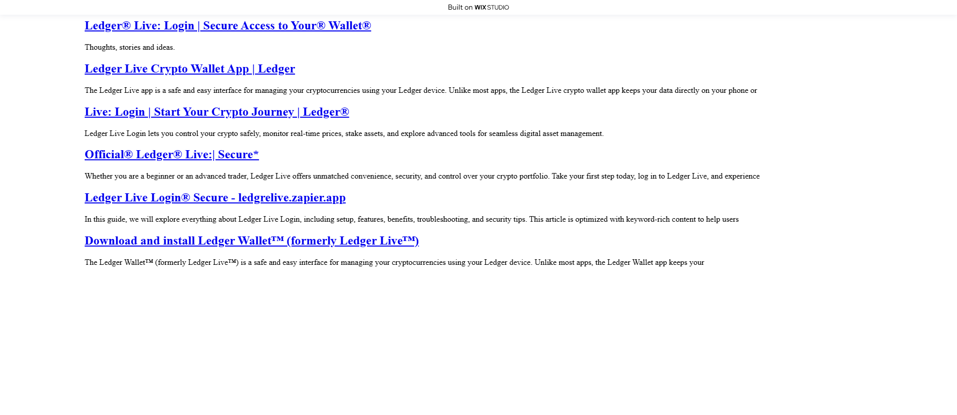 Screenshot of formerweb.wixstudio.com