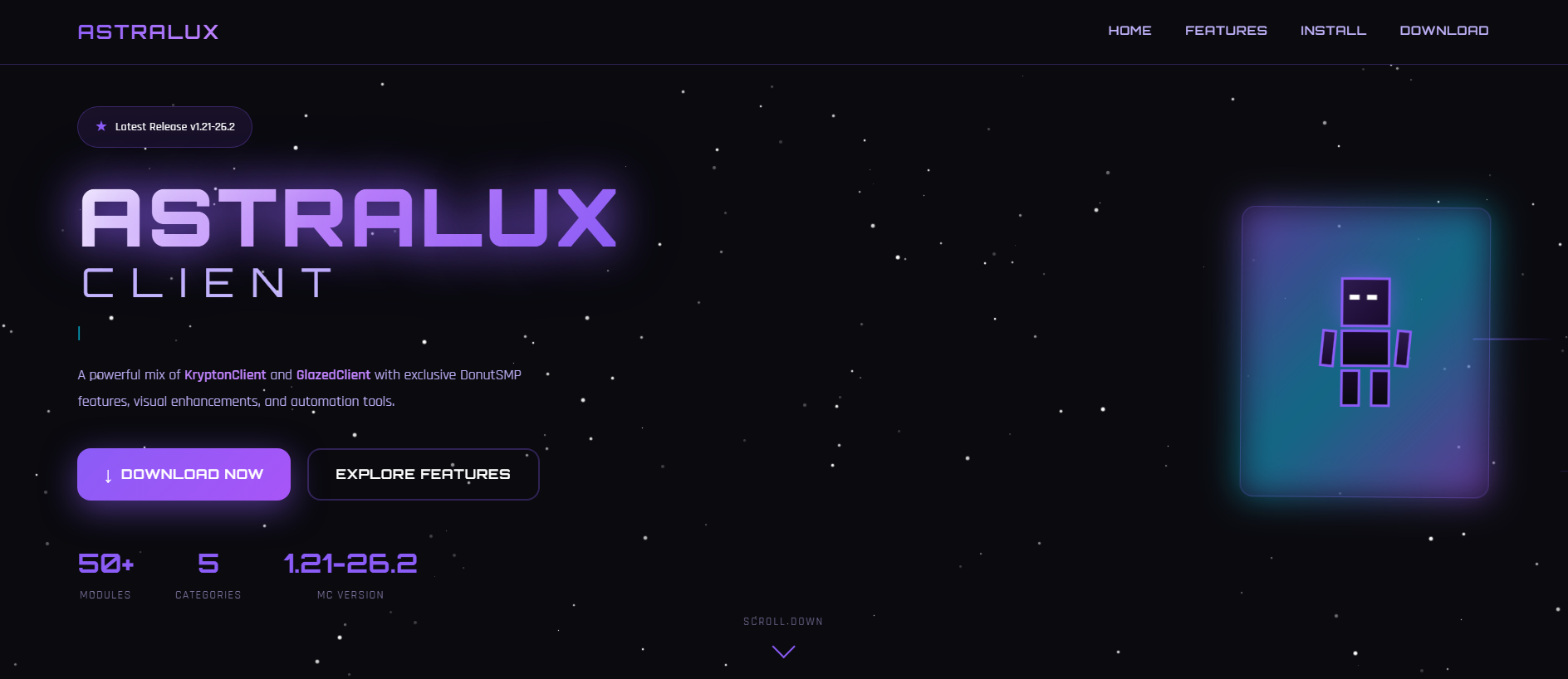 Stored capture of astraluxclient.com