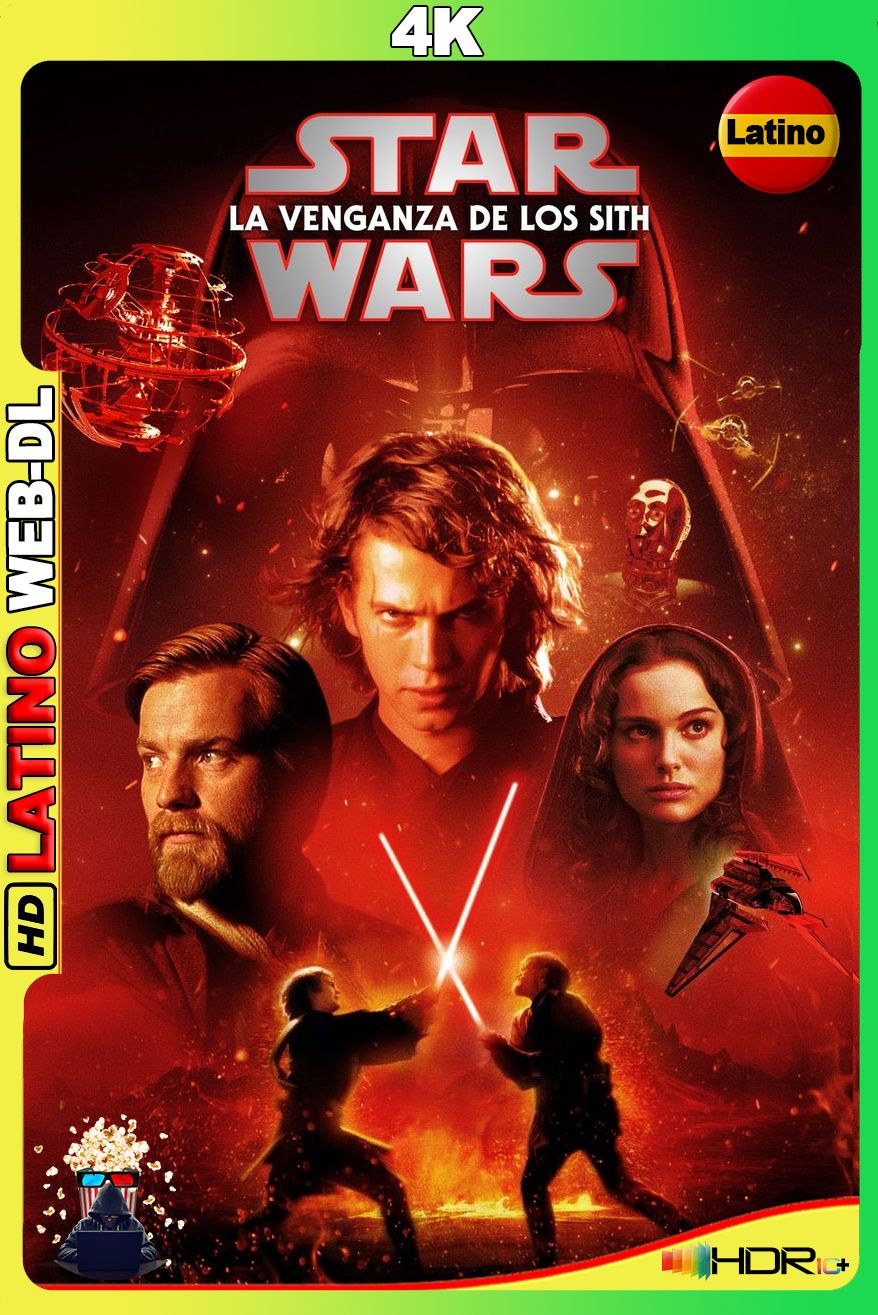 Star Wars – Episodio III – La Venganza de los Sith (2005) [2160p] WEB-DL 4K HDR [Latino-Inglés]