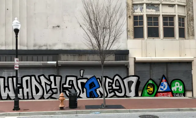 Graffiti artwork by vandald