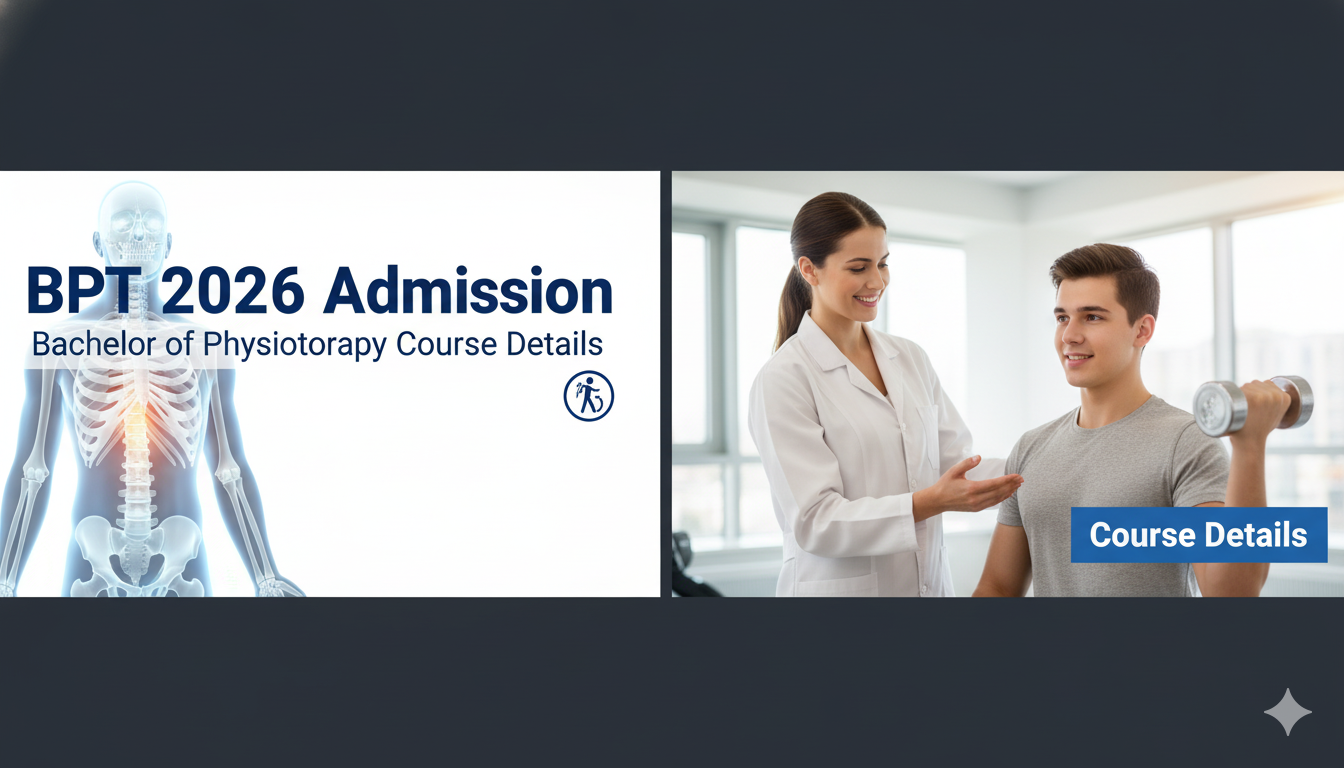 BPT 2026 Admission: Bachelor of Physiotherapy Course Details