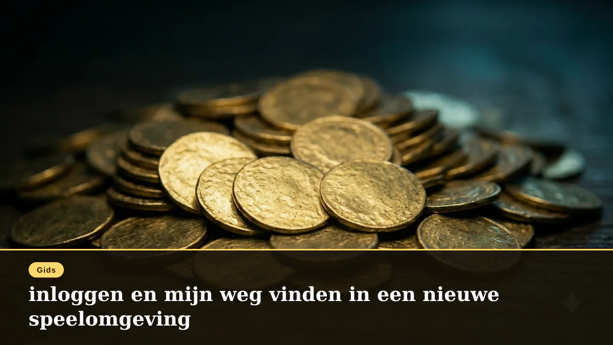 inloggen en mijn weg vinden in een nieuwe speelomgeving