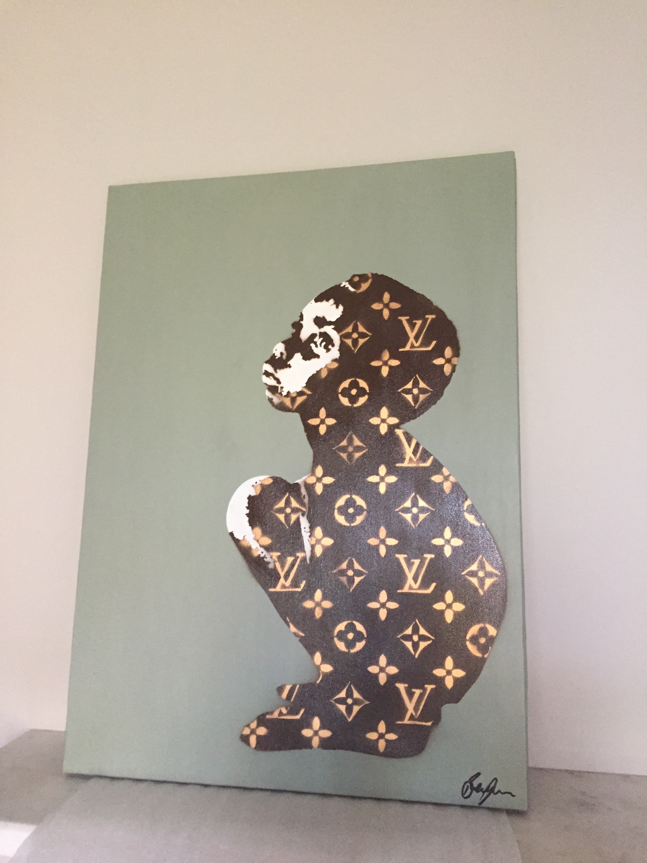 FS Beejoir LV Child Canvas - £2k | For Sale, Urban, Street Art