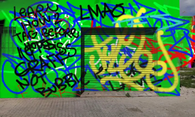 Graffiti artwork by messie