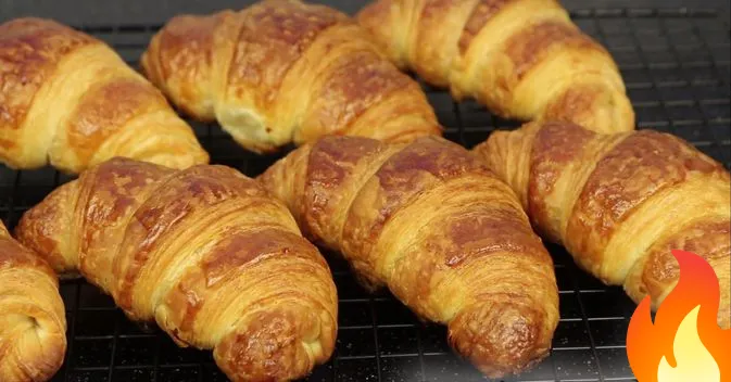 Постер Французские круассаны