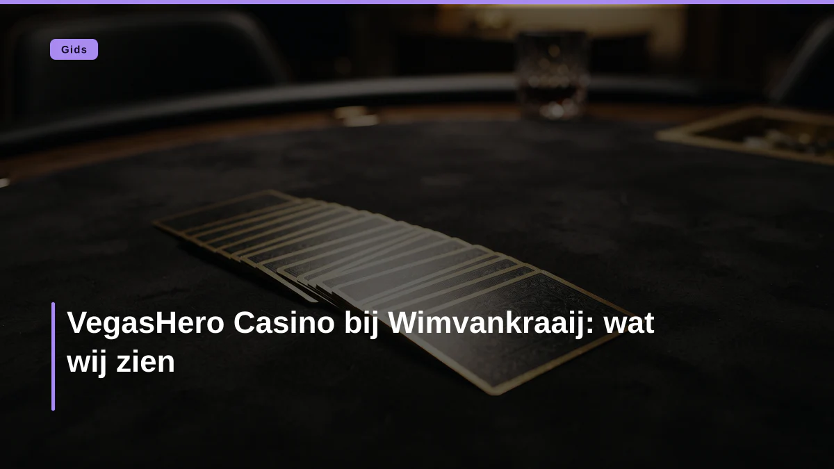 VegasHero Casino bij Wimvankraaij: wat wij zien