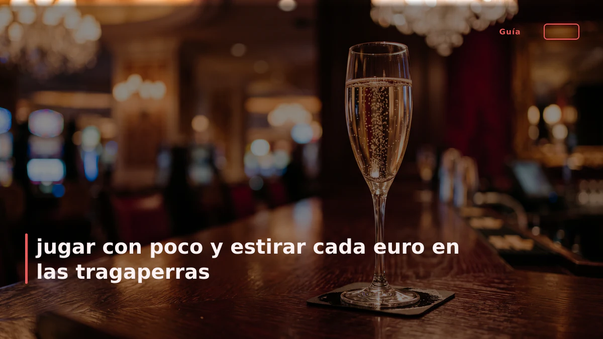 jugar con poco y estirar cada euro en las tragaperras