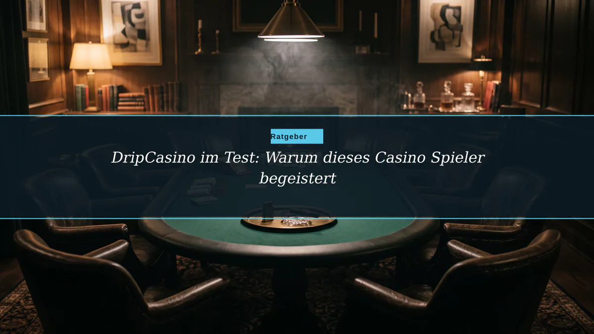 DripCasino im Test: Warum dieses Casino Spieler begeistert